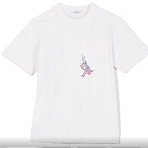 Doodles Hap & Mello Pocket Tee White 2XL NWT IN PACKAGE